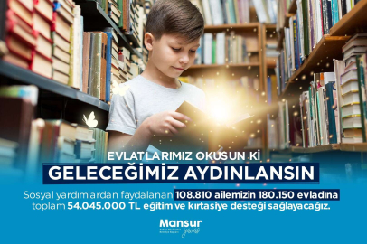 Mansur Yavaş'tan Öğrencilere Kırtasiye Desteği