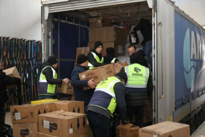 Bandırma'da yardım zinciri