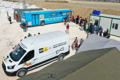 Konya'nın mobil ekipleri depremzedelere derman oluyor