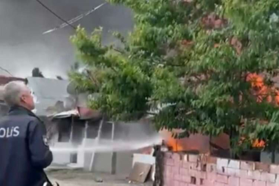 Düzce'de tek katlı ev küle döndü!