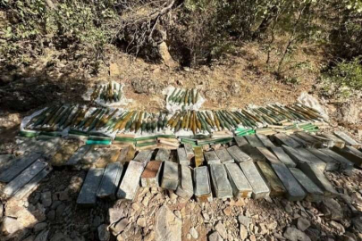 Pençe Kilit'te çok sayıda mühimmat ele geçirildi