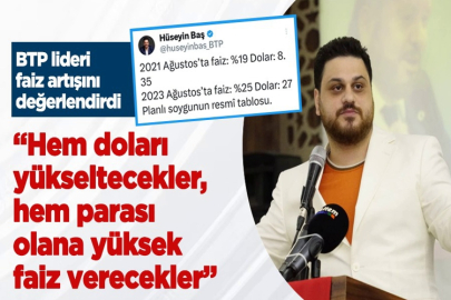 “Hem doları yükseltecekler, hem parası olana yüksek faiz verecekler”