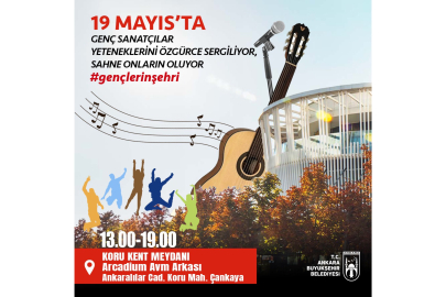 19 MAYIS'TA SAHNE GENÇLER İÇİN KURULUYOR