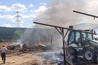 Bilecik Pazaryeri’nde korkutan yangın!