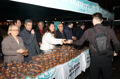 Bursa Nilüfer’de kandil geleneği yaşatıldı