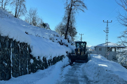 133 köye ulaşım yok! Trabzon'da kar seferberliği