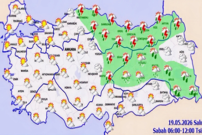 Yurtta bugün hava nasıl olacak? (19 Mayıs 2026 Salı)