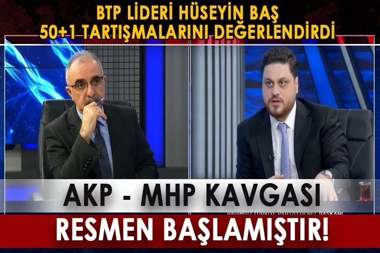 AKP - MHP kavgası resmen başlamıştır.