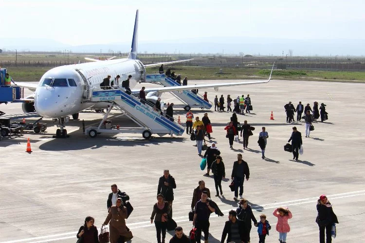 Bursa Yenişehir'in hava yolcu ve yük trafiği açıklandı