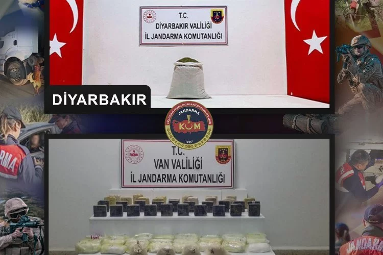 Diyarbakır ve Van'da 47 kilogram uyuşturucu ele geçirildi