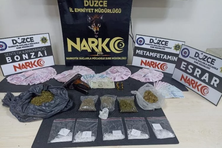 Düzce'de uyuşturucu operasyonu: 2 gözaltı