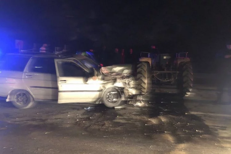 Düzce Yığılca'da traktör kazası: 3 yaralı