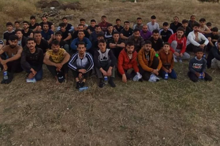 Edirne'de 64 kaçak göçmen yakalandı