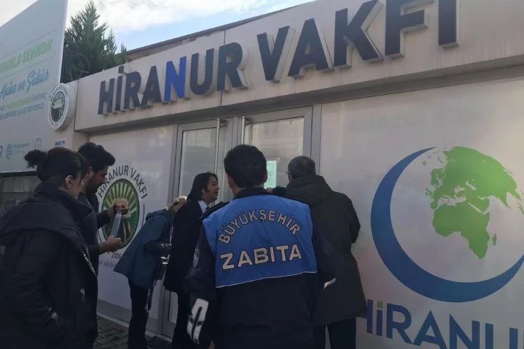 İstanbul'da Hiranur Vakfı'nın kaçak yapısı mühürlendi