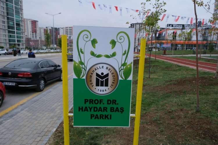 Prof. Dr. Haydar BAŞ Parkı Açıldı
